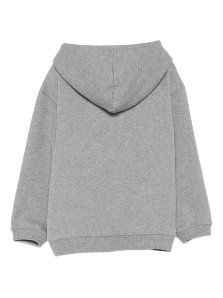 Bluza z kapturem dziecięca Bonpoint szara
