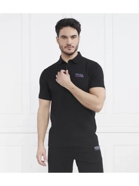 Karl Lagerfeld Polo negru