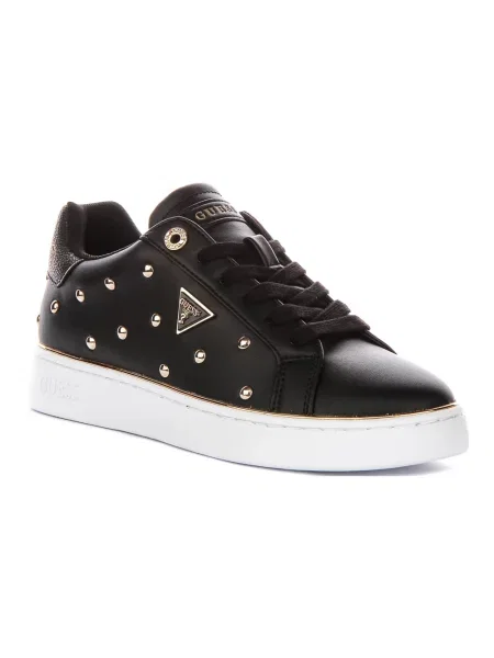 Sneakersy Guess z ćwiekami czarne