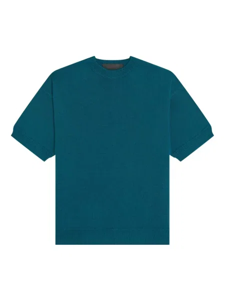 Tricou Place Of ëlms cu decolteu rotund albastru
