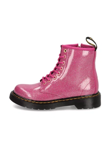 Šněrovací kotníkové boty Dr. Martens růžové
