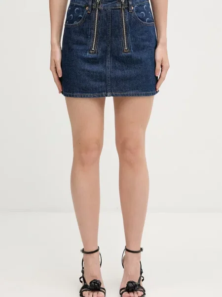 Marine Serre fustă din denim