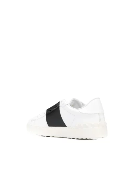 Lniane sneakersy Valentino Garavani białe