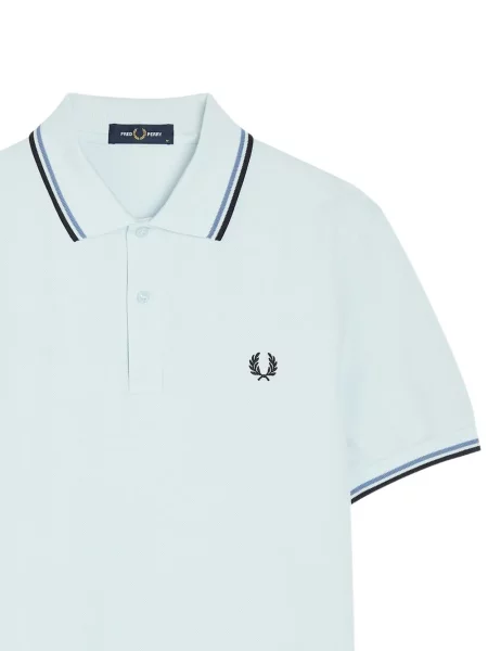 Pólóing Fred Perry autogrammal kék