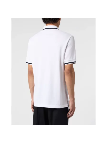 Koszulka polo Philipp Plein z logo biała