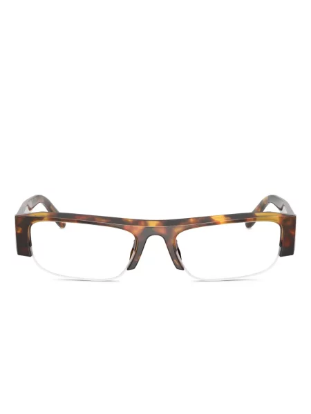 Ochelari de soare Miu Miu Eyewear cu imprimeu geometric verde