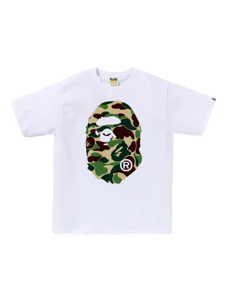 Tricou A Bathing Ape® cu imagine alb