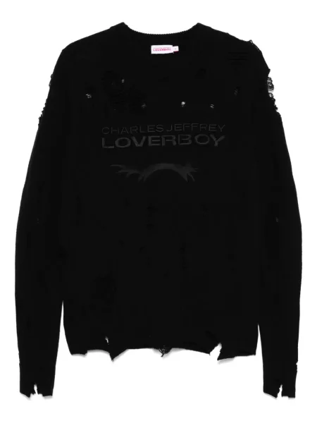 Viseltes hatású szvetter Charles Jeffrey Loverboy fekete