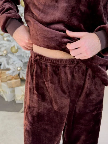 Пижама пижама Cosy коричневая