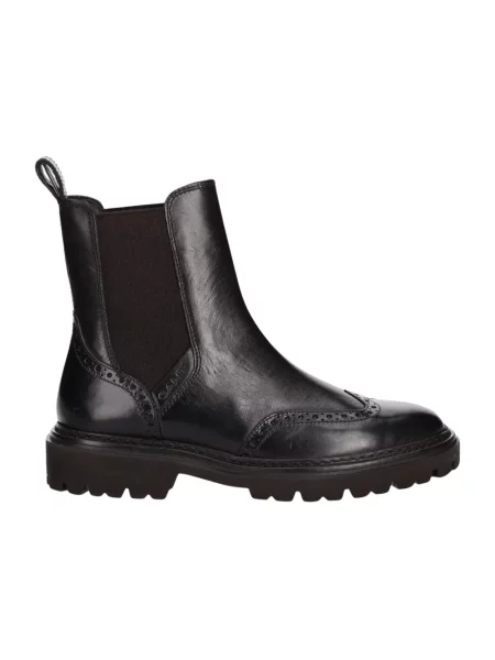 Buty do kostki Gant skórzane brązowe