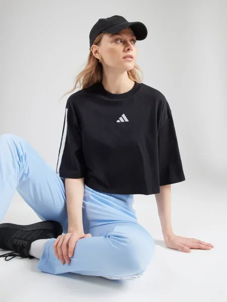 ADIDAS SPORTSWEAR Oversize tričko čierna biela