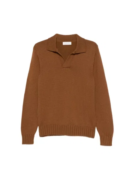 Sweter Filippo De Laurentiis brązowy