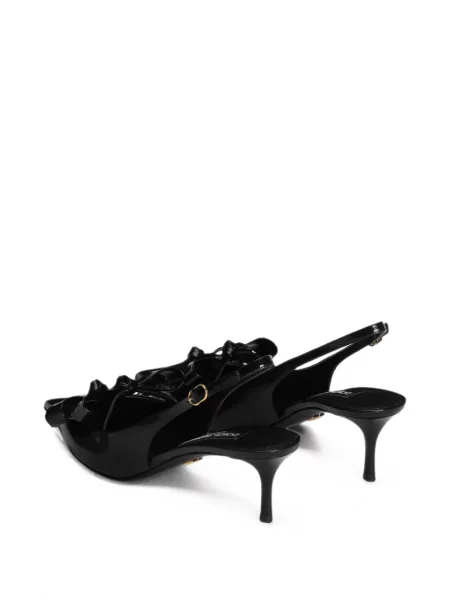 Pantofi cu toc Dolce & Gabbana slingback negru
