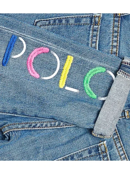 Τζιν με ίσιο πόδι Polo Ralph Lauren μπλε