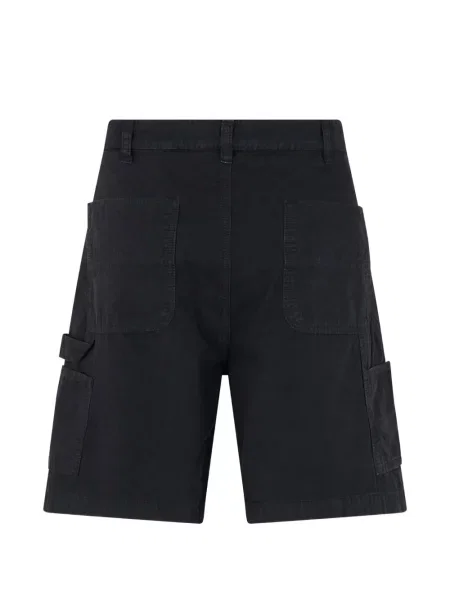 Pantaloni scurți cargo Moschino cu autograf negru