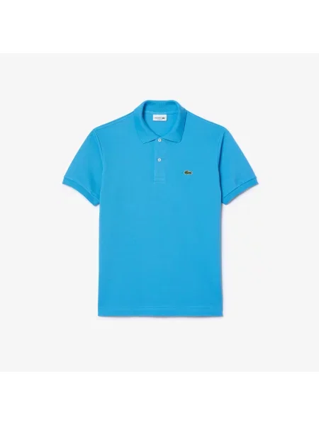 Lacoste Koszulka Polo Oryginał Petit Piqué niebieska