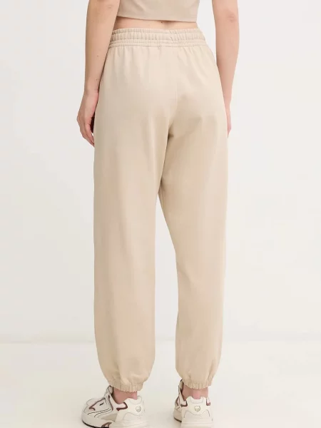 Legginsy Calvin Klein Jeans beżowe