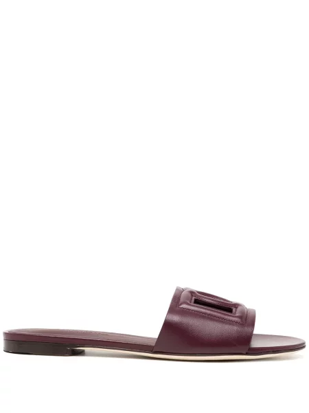 Sandale Dolce & Gabbana din piele violet