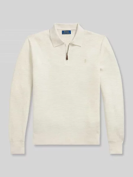 Sweter z wełny z kołnierzem zapinanym Polo Ralph Lauren