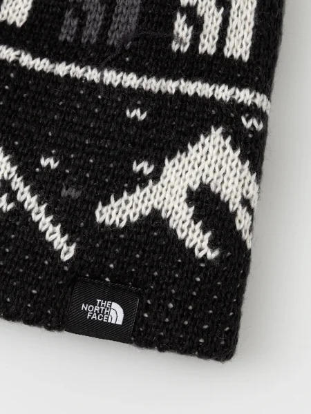 Шапка The North Face Cabin Ski Tuke чорний