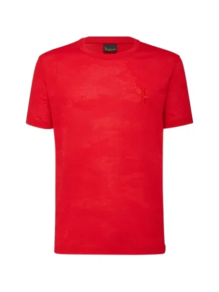 Tricou Billionaire cu broderie roșu