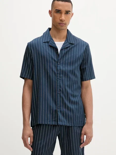 Calvin Klein srajca z modalom modra