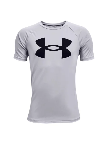 Póló Under Armour autogrammal szürke