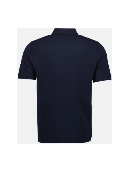 Haftowana koszulka polo Saint Laurent niebieska