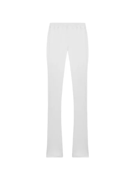 Leggings Gcds tricotate alb