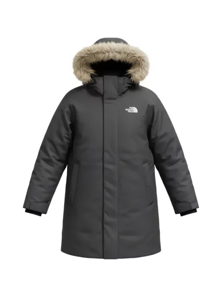 Blană artificială geacă parka The North Face negru