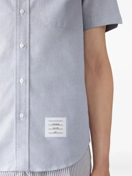 Cămașă Thom Browne scurtă albastru