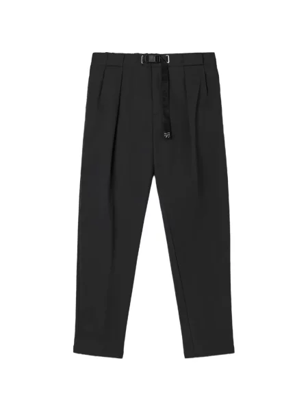 Pantaloni White Sand cu cataramă alb