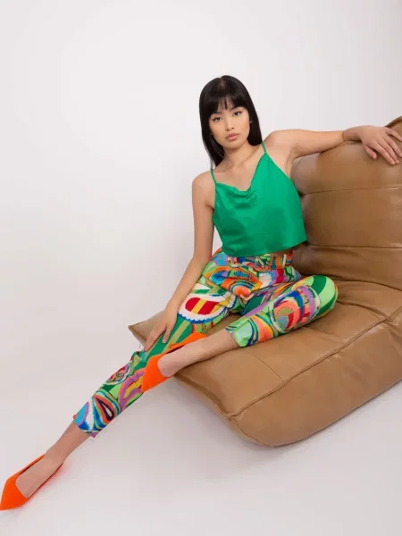 Spodnie Italy Moda zielone