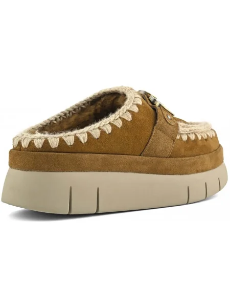 Pantofi Mou din piele de căprioară maro