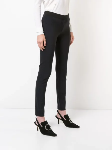 Skinny spodnie Veronica Beard ze stretchu niebieskie