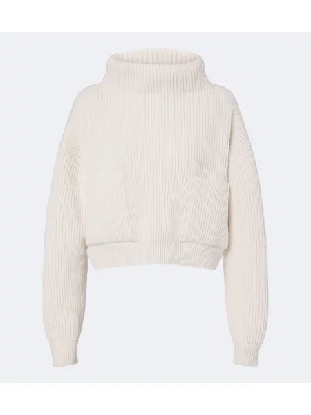 Pulover Alaïa de lână alb