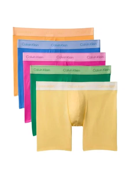 Boxeri Calvin Klein Underwear cu autograf verde