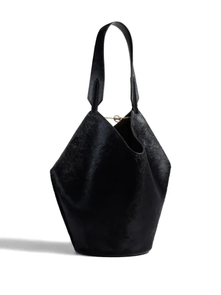Colier Khaite din piele negru