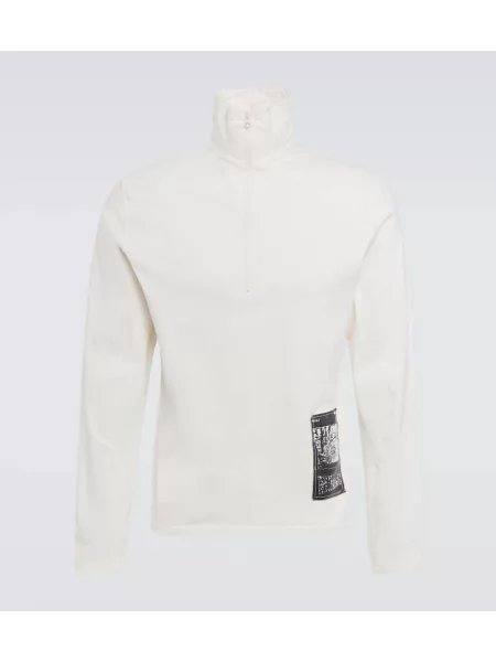 Svetr Gr10k jersey bílý