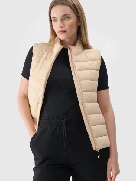 Geacă 4f cu guler înalt negru