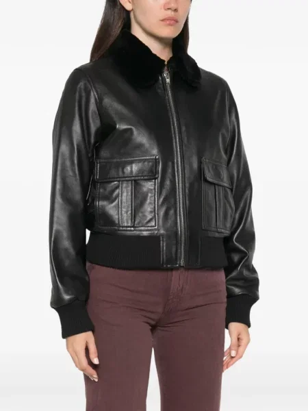 Geanta de piele Isabel Marant negru
