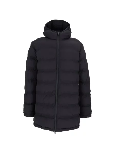 Geacă parka Aspesi cu glugă albastru