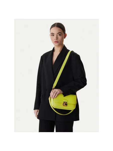 Torebka Coccinelle skórzana zielona