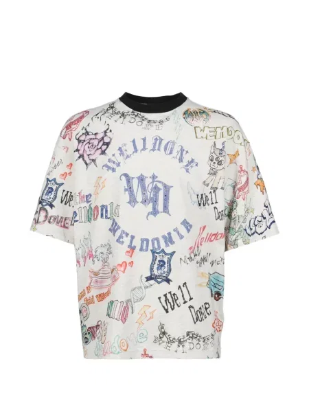 Tricou We11done cu imagine gri
