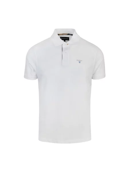 Koszulka polo Barbour biała