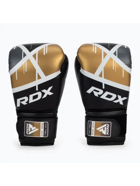 RDX черни/златни боксови ръкавици черно