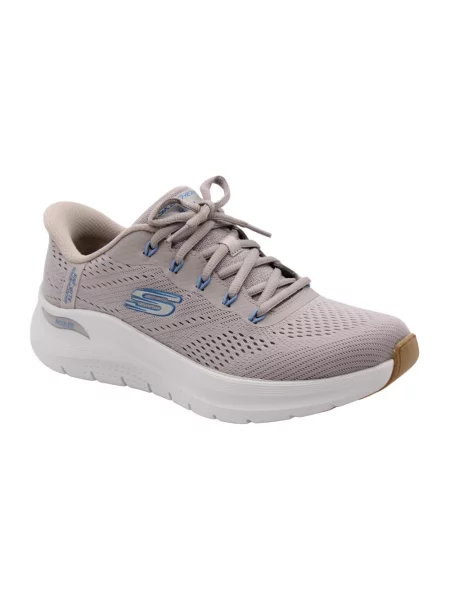 Sneakersy Skechers szare
