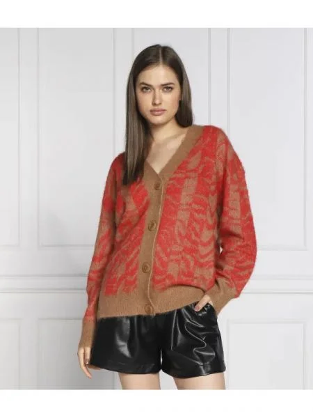 HUGO Cardigan Sameedia cu adaos de lână