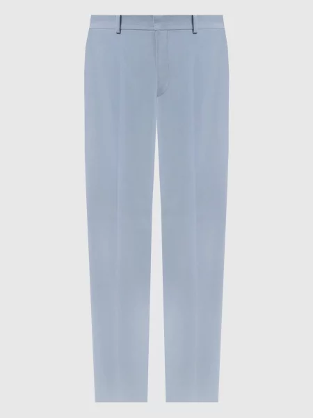 Штани з вовною Off-white блакитні
