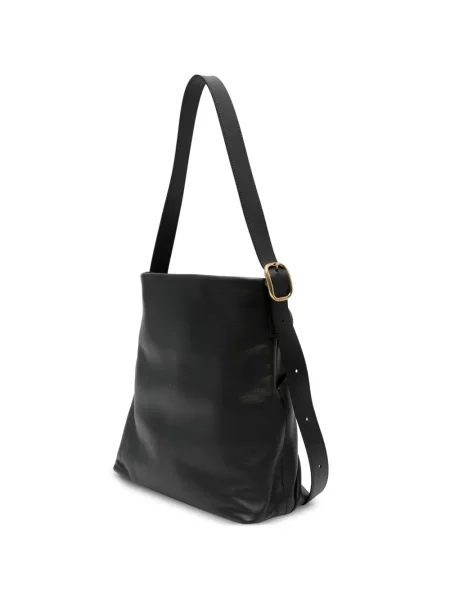 Geantă Loewe din piele drapată negru